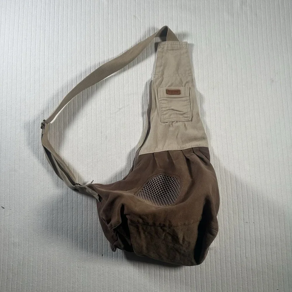 Doglemi Pet Sling Carrier Small Dog Cat Hands Free Crossbody Travel Bag